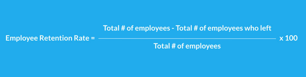 Employee Retention Rate Formula