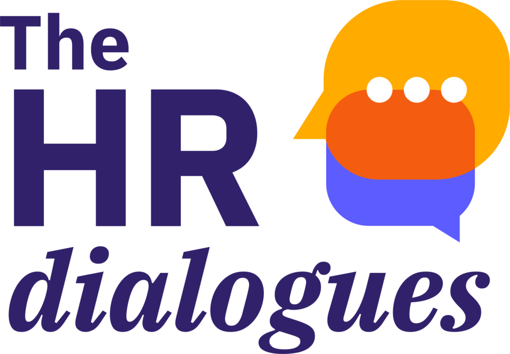 The HR dialogues podcast cover.