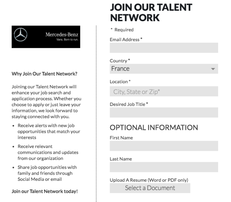 Mercedes talent pool