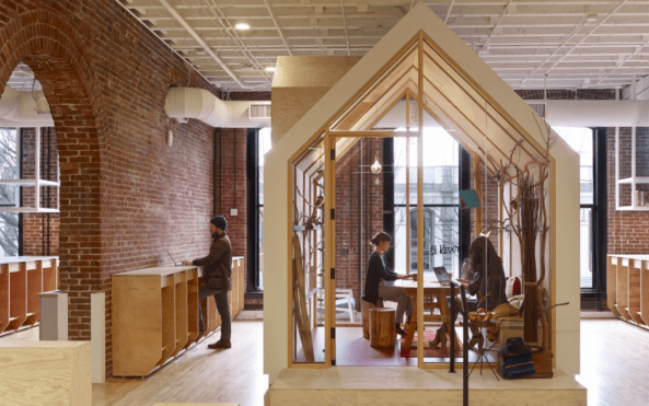 Airbnb's offices are designed like homes