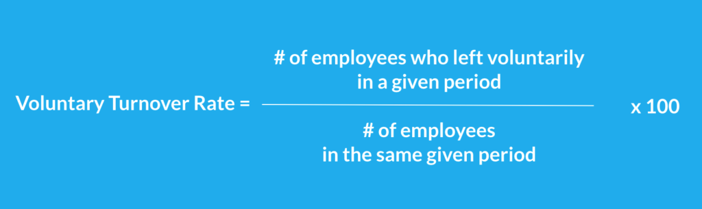 Voluntary Turnover Rate General Formula