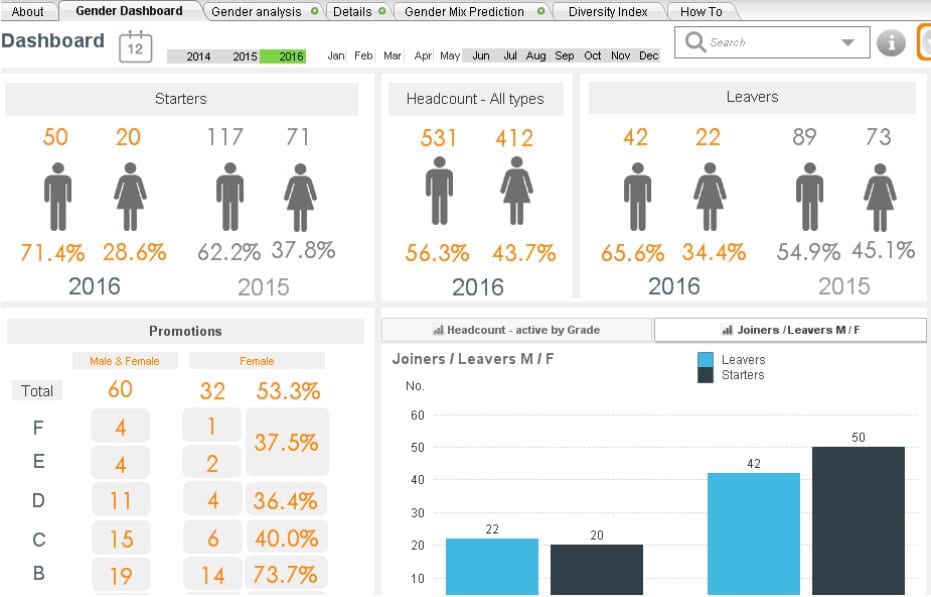 hr-report-diversity-dashboard Human Resource Dashboard: Diversity Report