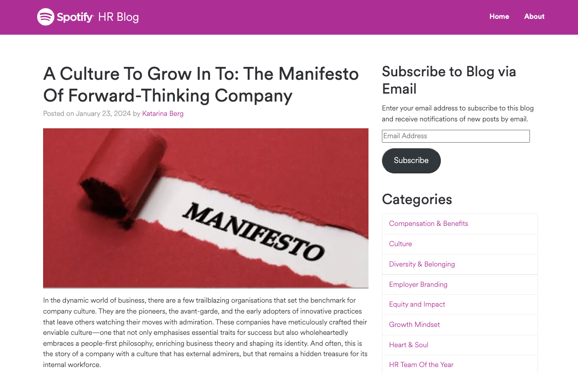 تصویر-21 Spotify's blog on Manager Manifesto.