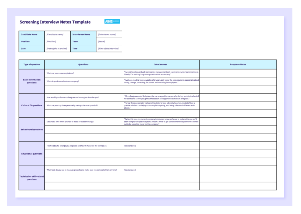 مصاحبه-یادداشت-قالب-1024x727-1 Preview of free interview notes template in Excel.