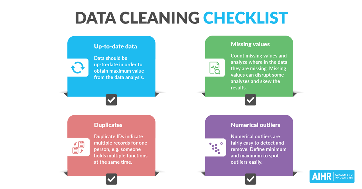 راهنمای 6 مرحله ای برای تمیز کردن داده های تجزیه و تحلیل منابع انسانی